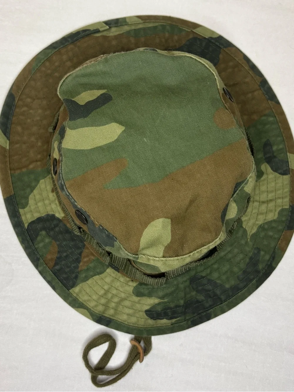 Camo military bucket hat